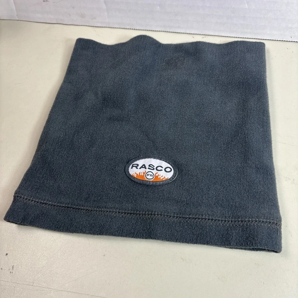 Rasco FR Flame Resistant Neck Gaiter Fleece Charcoal Gray Workwear Balaclava